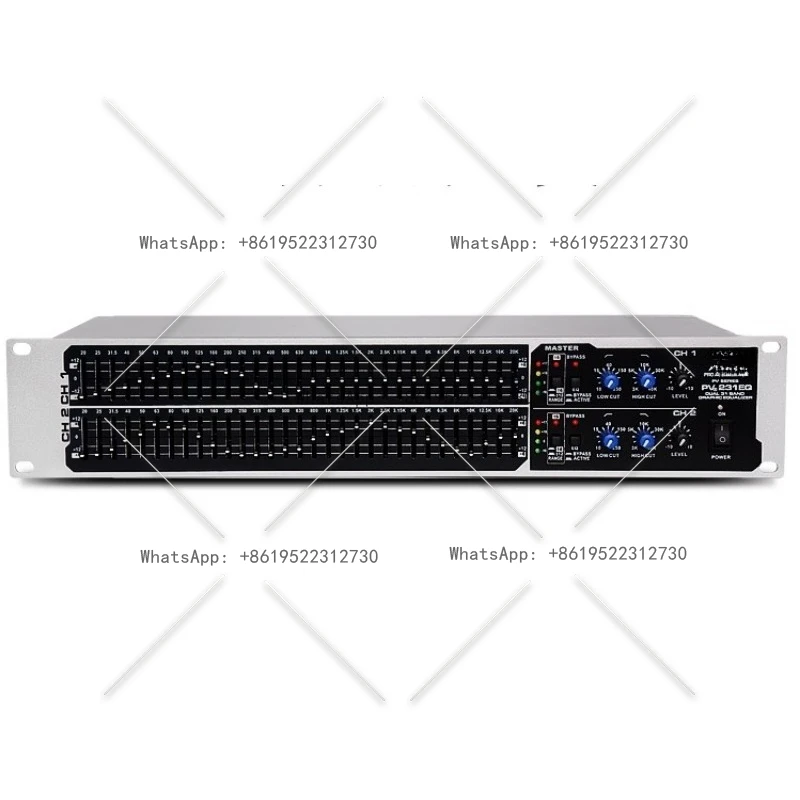 

PV231EQ professional equalizer, double 31-segment equalizer, stage-specific equalizer