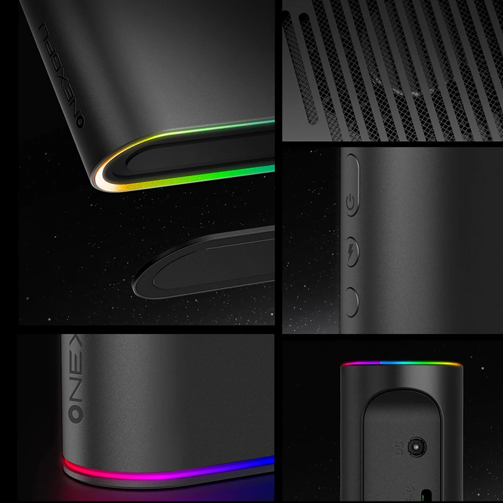 Эйпур Onexplayer Onexgpu 2 Ultimate eGPU с подсветкой AMD Radeon RX 7800M Oculink USB4.0 Thunderbolt RGB