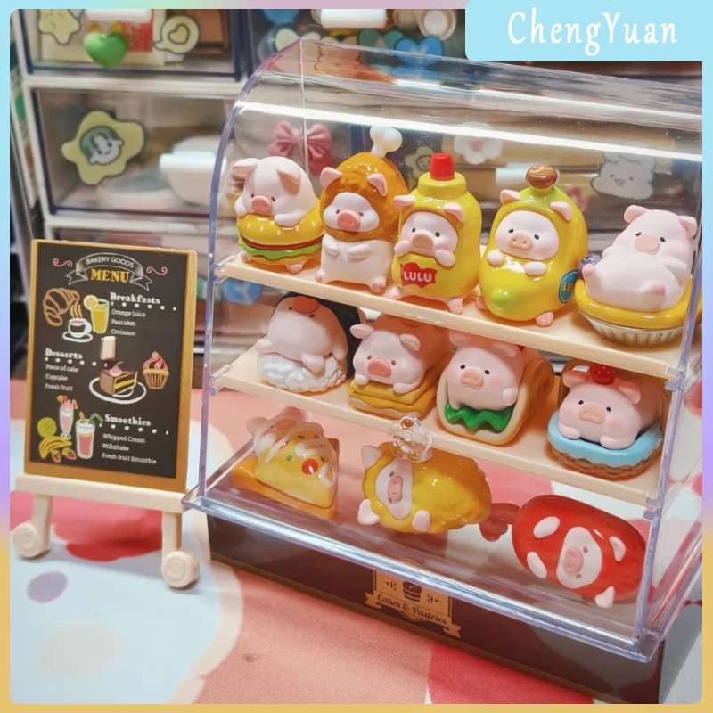 

Подлинная серия Lulu The Piggy Lulumart, слепая коробка, милая мини-кукла, коллекция, настольное украшение, модный подарок-сюрприз