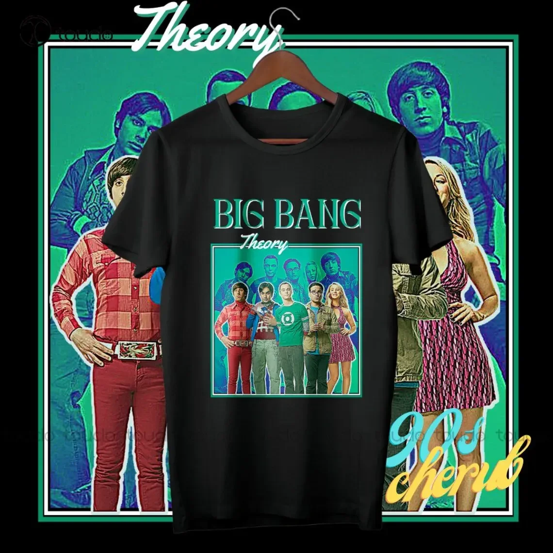 Big Bang Theory T Shirt  90S Graphic Tee  Celebrity T Shirt  Retro Unisex Apparel  Gift For Tv Fans Custom Gift Xs-5Xl