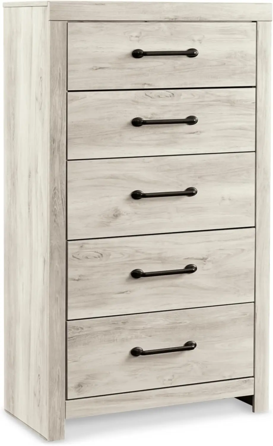 

Cambeck Industrial 5 Drawer Chest with Safety Stop, Whitewash this 5-drawer chest makes itself at home in the baby's room,