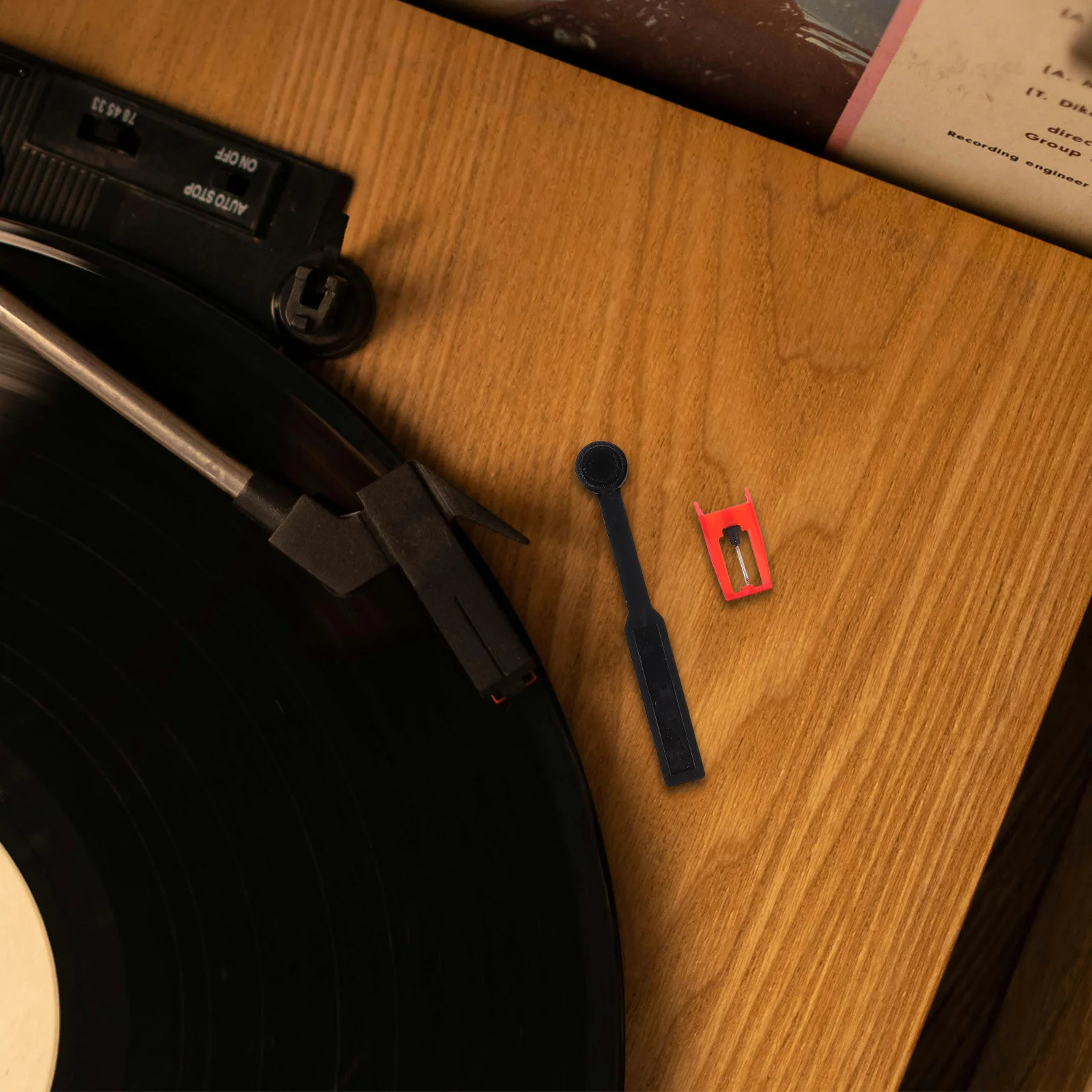 

1 set Vinyl Stylus Set With Cleaning Brush Enhanced Sound Clarity Frictionless Design For Turntable Record Player Replacement