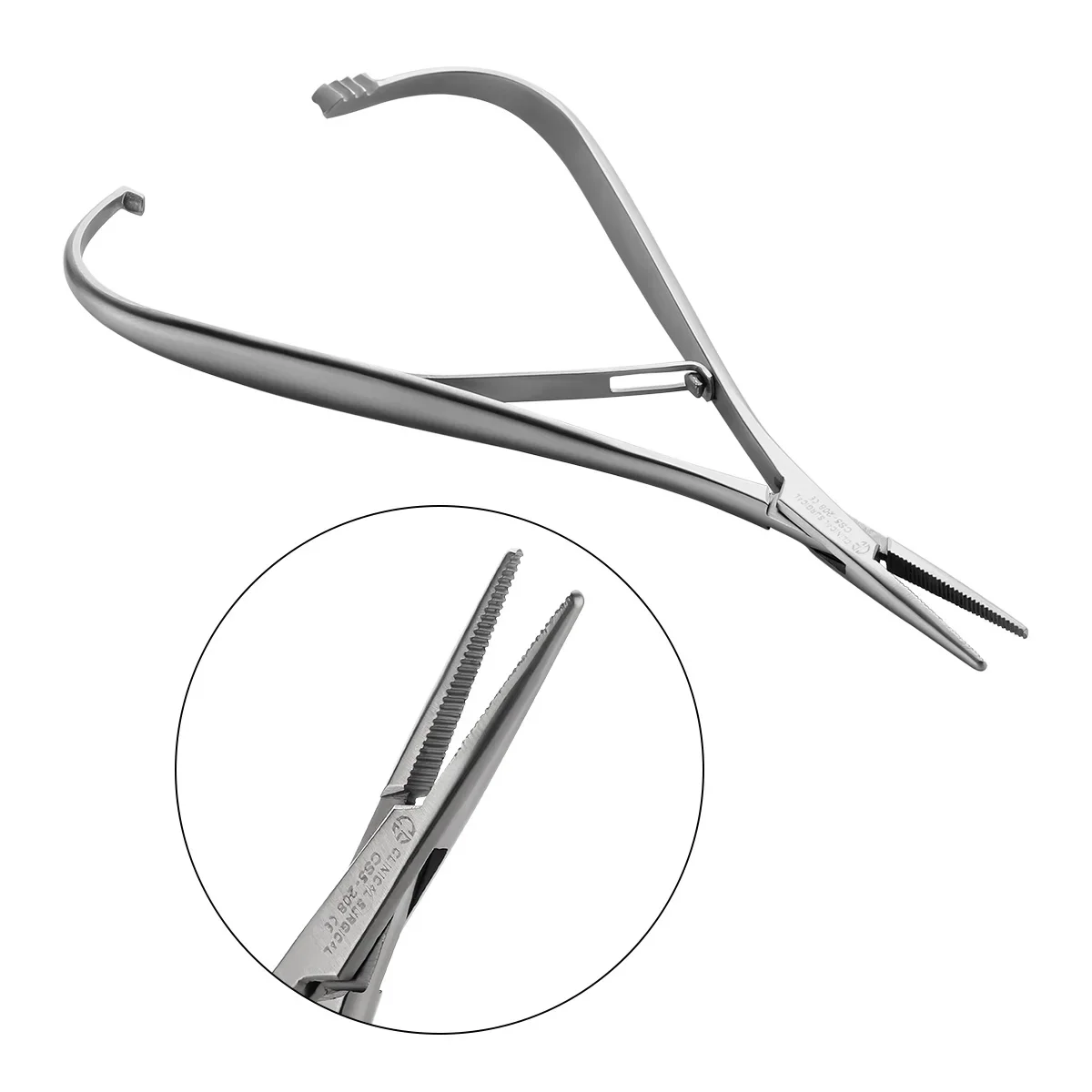 Dental Orthodontic Elastic Placement Ligature Tie Holder 14cm Extra Fine Beak Stainless Steel Ligation Ring Dental Tools