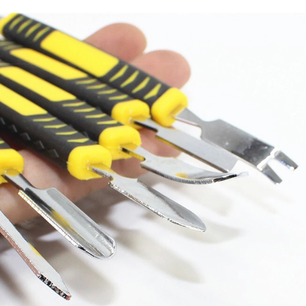 6pcs/set Metal Crowbar Prying Opening Repair Tool Kit For Mobile Phone Notebook Dual Heads Metal Spudger Home Hand Tools Sets