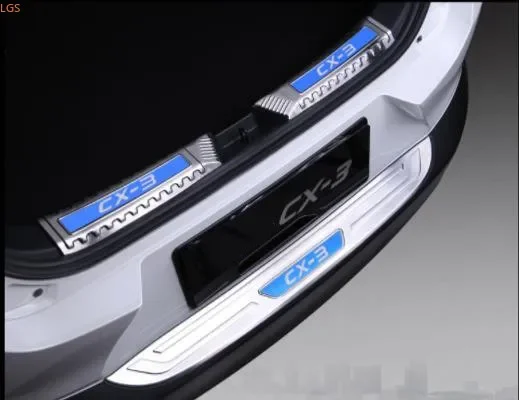 

For Mazda CX-3 2017-2019 stainless steel threshold guard plate trunk threshold guard plate anti-scratch protection car styling