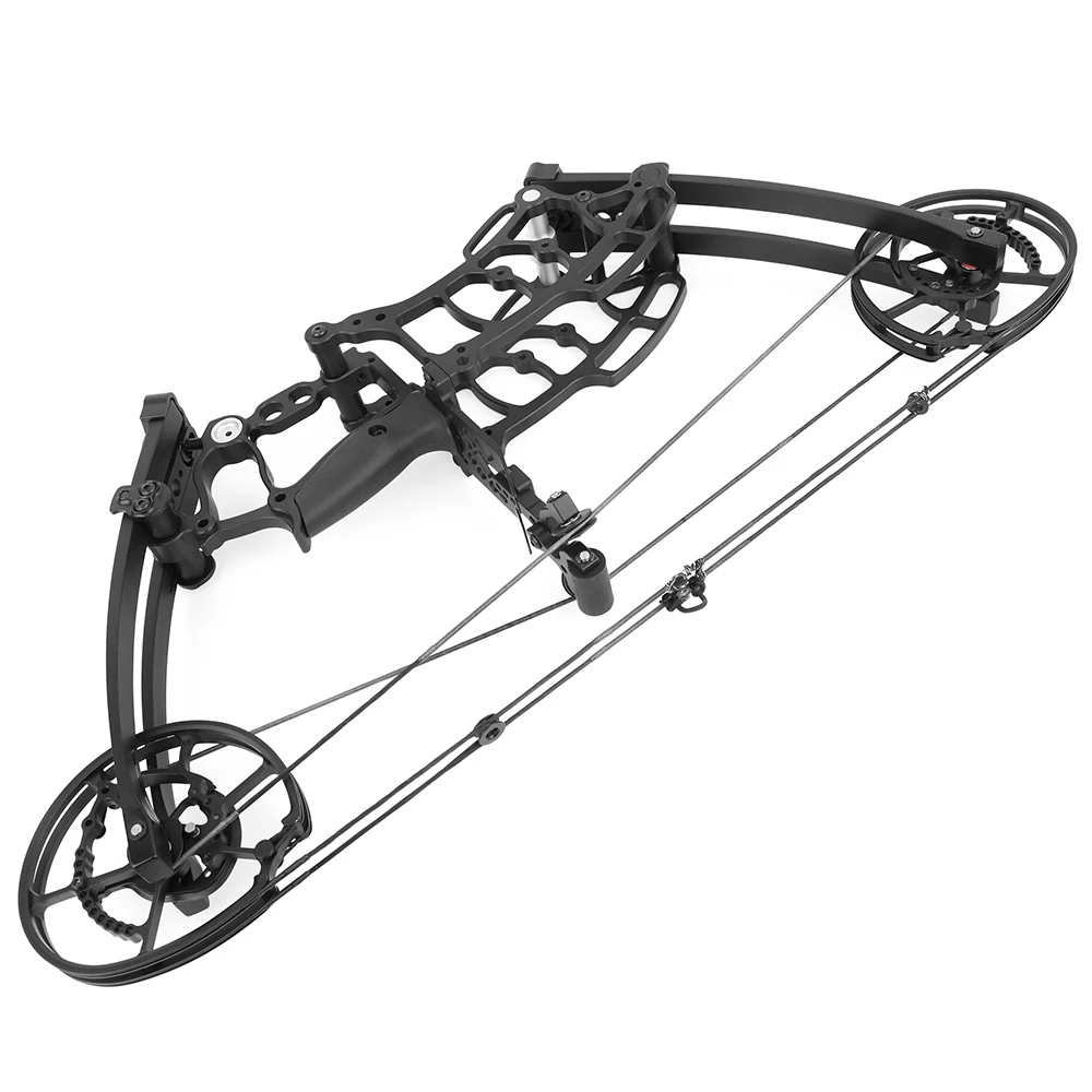 

CNC Compound Bow Dual-use 40-65lbs Gordon Bow Limb Shooting Steel Ball Targeting Arrow for Outdoor Hunting Archery Let off 80%