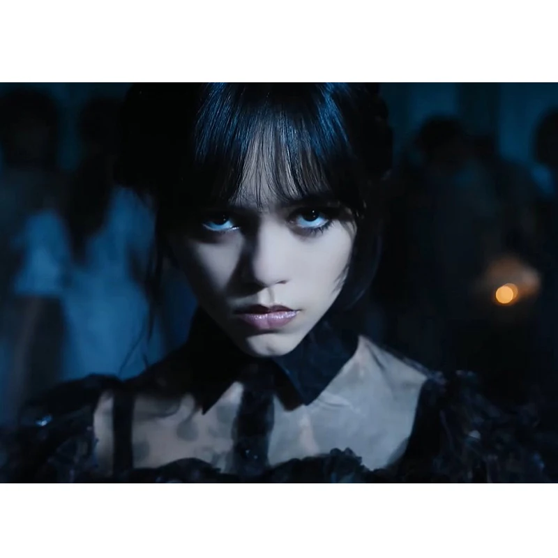 7 Options Wednesday Addams Backdrop Kids Birthday Photography Background TV Show Poster Vinyl Polyester Photo Booth Props