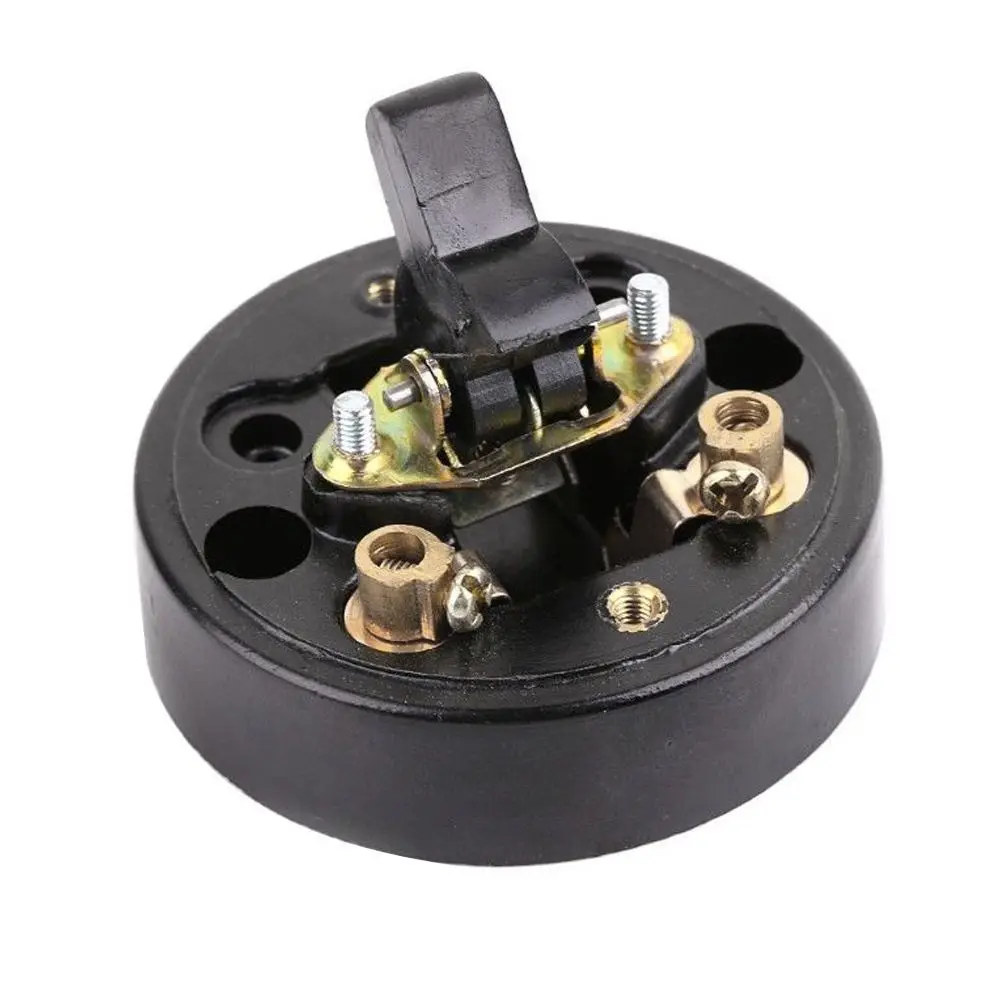 Picture 6: Round 6A Surface Mounted Wall Button Switch Light Single-control Switch Toggle Switch