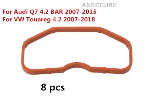 8 Pcs  Original  Petrol  Engine  Intake Manifold Seal Gasket Set For Audi  Q7 4.2 BAR 2007-2015 VW Touareg  4.2  079129717B