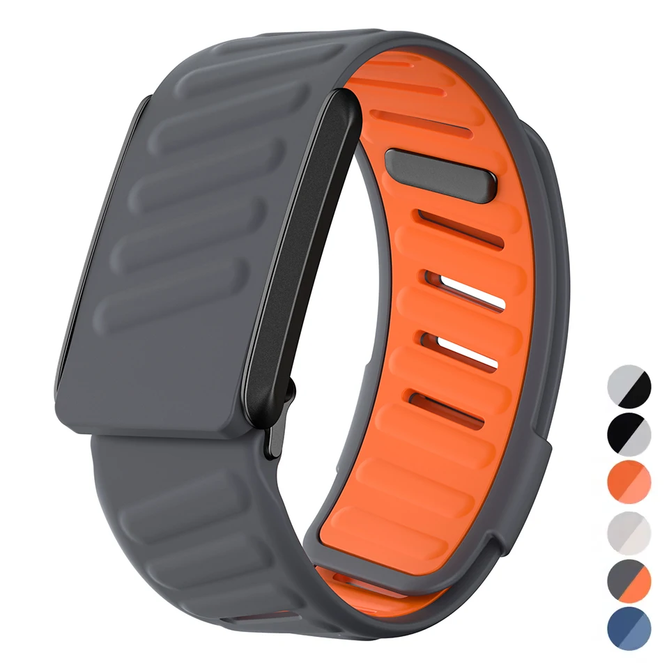 

WHOOP SportFlex Браслет Soft-Touch Силиконовый водонепроницаемый и устойчивый к поту регулируемый ремешок, совместимый с 4.0