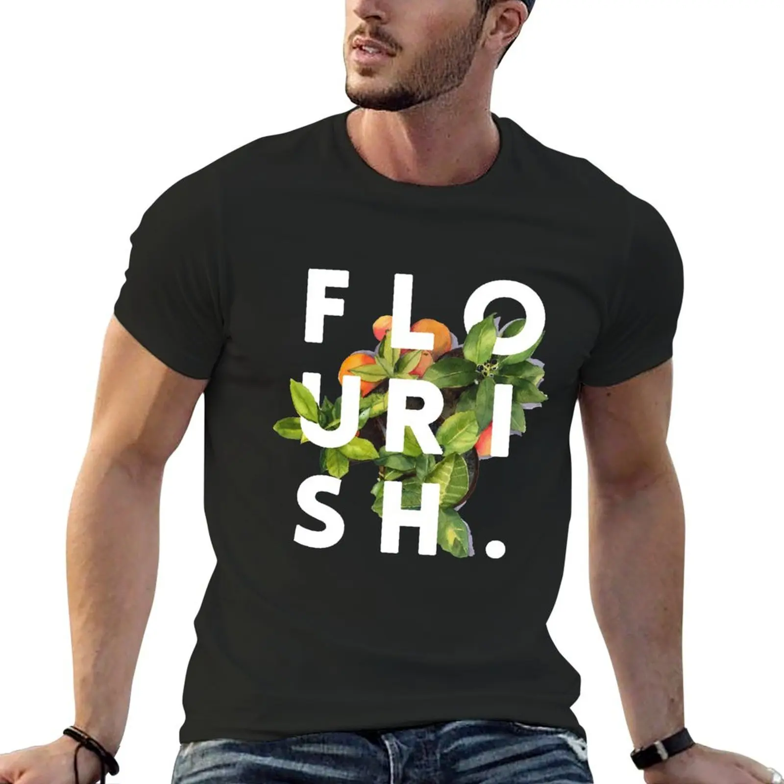 

Flourish #redbubble #home #designer #tech #lifestyle #fashion #style T-Shirt boys animal print street wear mens cotton t shirts