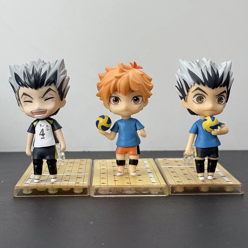 10 centimetri Anime Haikyuu Iwaizumi Hajime Figura Sembrano Kotaro Bokuto Akaashi Keiji Figura GSC Shoyo Hinata Figurine Bokuto # 2035 giocattoli