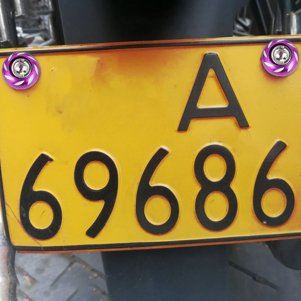 20 قطعة 6 مللي متر مسامير دراجة نارية سبائك الألومنيوم دائم تأثير تثبيت آمن دراجة نارية نحت المسمار ديكور المسمار لوحة ترخيص