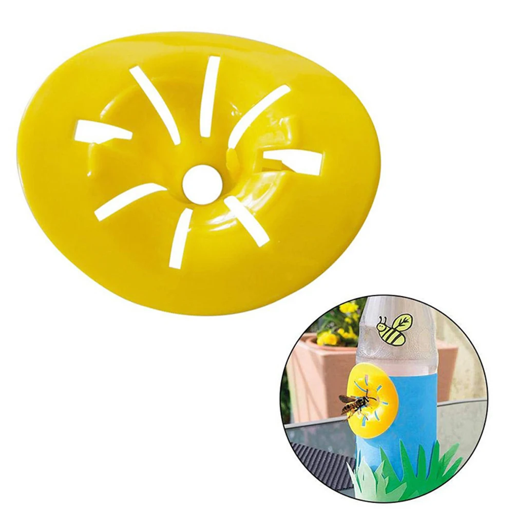 مصيدة دبور محمولة من البلاستيك، مصيدة حديقة آمنة، معدات البستنة لمستلزمات ساحة الحديقة المنزلية الخارجية #5