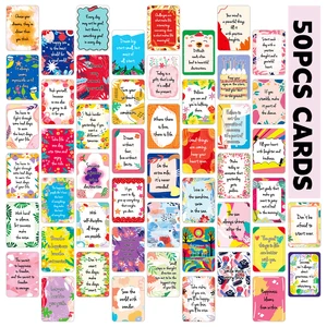 50pcs elevando tarjetas de afirmación positiva, mini tarjeta de nota para lonchera, coloridas tarjetas de motivación con citas inspiradoras 10 mejores tarjetas de motivación de ventas - №7