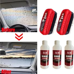 Car Glass Cleaner Automotive Glass Sponge Cleaning Brush Windshield Oil Film Cleaner Glass Polishing Agent Car Maintenance