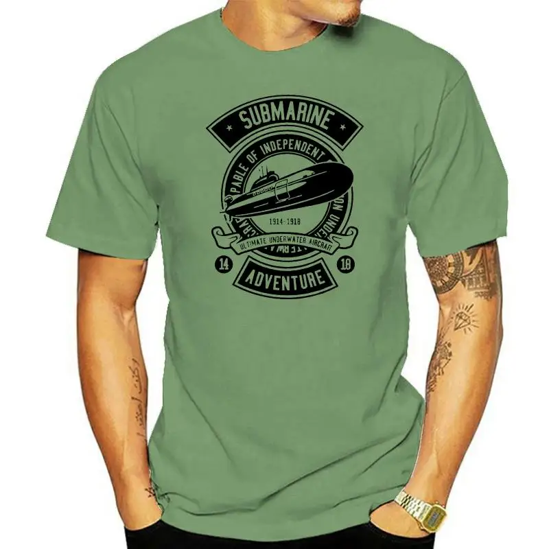 Submarine T-Shirt 100% Cotton Premium Tee New Basic Models Tee Shirt