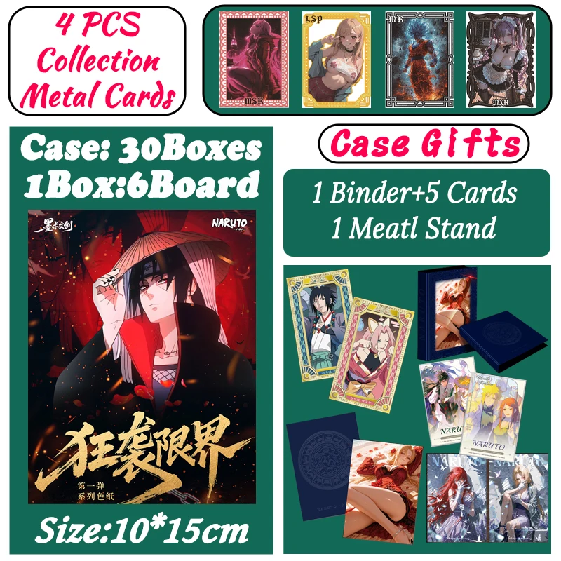 

2025 Newest Moka Creative Naruto "Strike Limit"1 Board Naruto Sakura Sasuke Anime Character TCG Board Game Toys Children Gifts