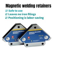 2/4pcs Magnetic Welding Holders Angle Solder Arrow Magnet Weld Fixer Positioner Ferrite Holding Auxiliary Locator Tools
