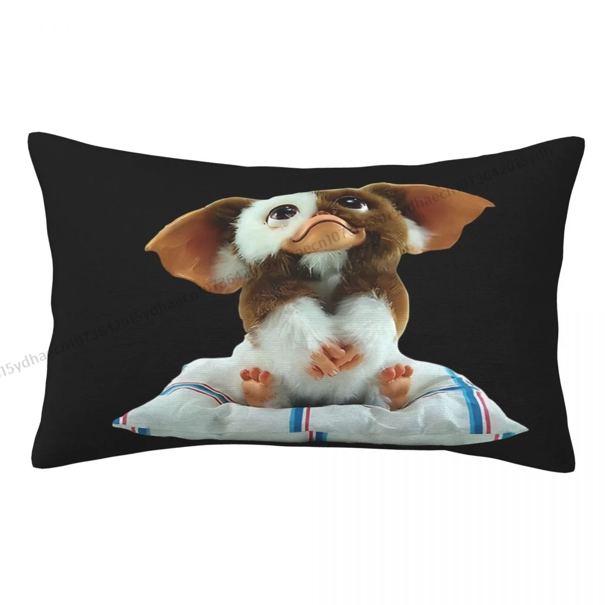 Gizmo Polyester Pillowcase Gremlins Gizmo Horror Movie Bedroom Decorative Washable Pillow Cover Pillowcase