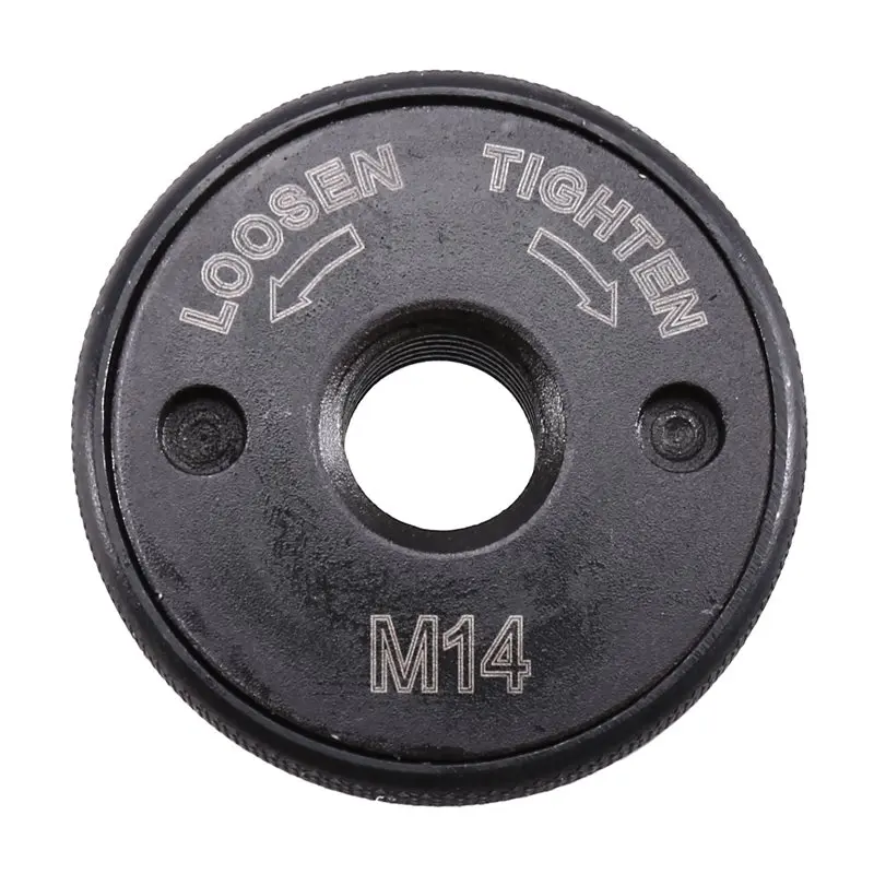 

Фланцевая гайка ABBO для угловых шлифовальных машин, фланцевая гайка с резьбой M14 для угловых шлифовальных машин, улучшенная фланцевая стопорная гайка для крепления отрезного диска