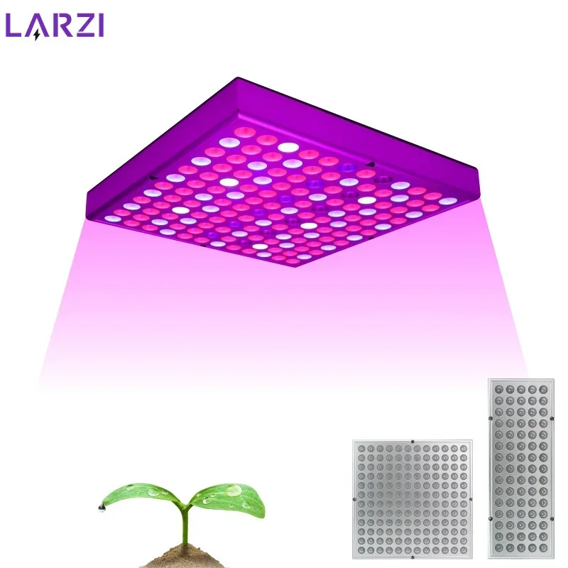 Lámpara LED de espectro completo para cultivo de plantas, Panel Phyto para flores hidropónicas y verduras, 25W, 45W, AC85-265V