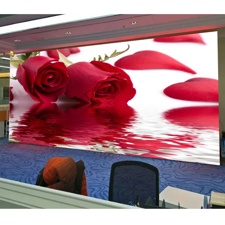 لوحة حائط فيديو ثابتة داخلية بدقة 4K شاشة إعلانية LED لمتجر بيع بالتجزئة في مركز التسوق والرسوم المتحركة الداخلية للكنيسة #2