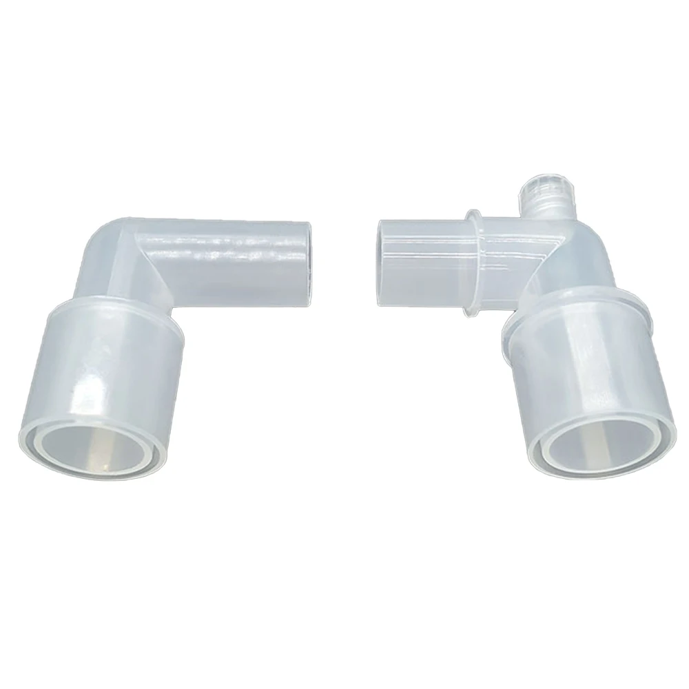 Anesthesia Tube L shaped Connector Elbow Circuit Inside Outside Tracheal Intubation Connector 90 Degree Veterinary Equipment