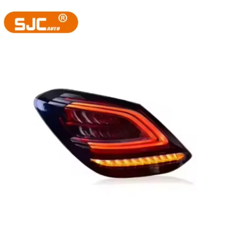 SJC Sale Taillight for M-ercedes B-enz C Class W205 2007-2014 Rear Light  LED Dynamic Turn Signal Rear Lights High Quality