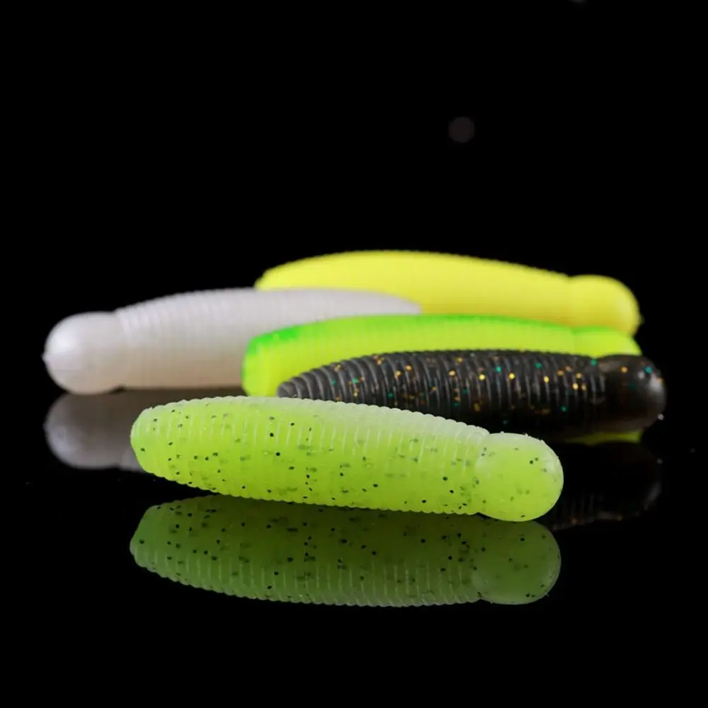 10/20 PCS Professional PVC Fishing Soft Lures 4cm/5cm Multicolor Artificial Lures Fishing Jig Lure Winter Fishing Tackles