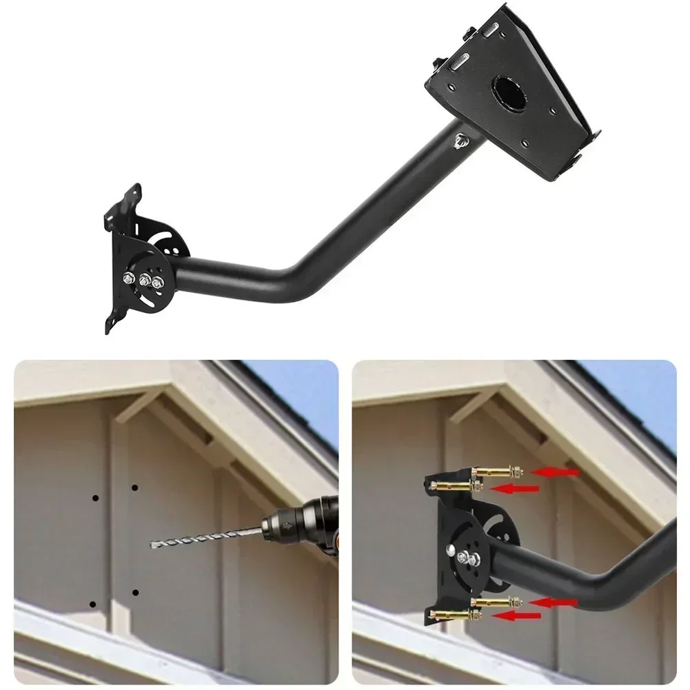 Pole Adapter Kit For Starlink Gen 3 Satellite Receiver Bracket Wall Mount Adjustable Stainless Steel Frame Roof Mount Accessory
