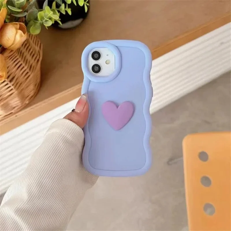 Soft Silicone Heart Phone Case For Xiaomi Redmi 13 12 10 8 9 Prime A1 A2 Plus A3 S2 11A 10A 9i 9T 9AT 9A 9C 10C 12C 13C 4G Cover