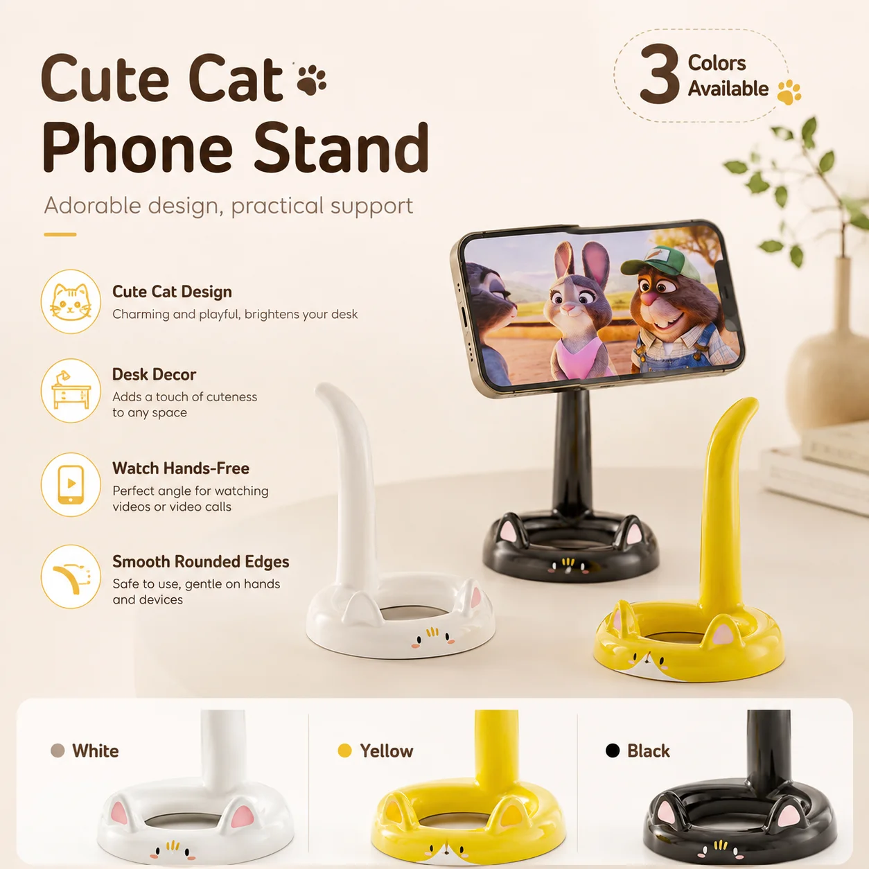 Multi-Device Cat Stand for Des - Watch Es recension och pris