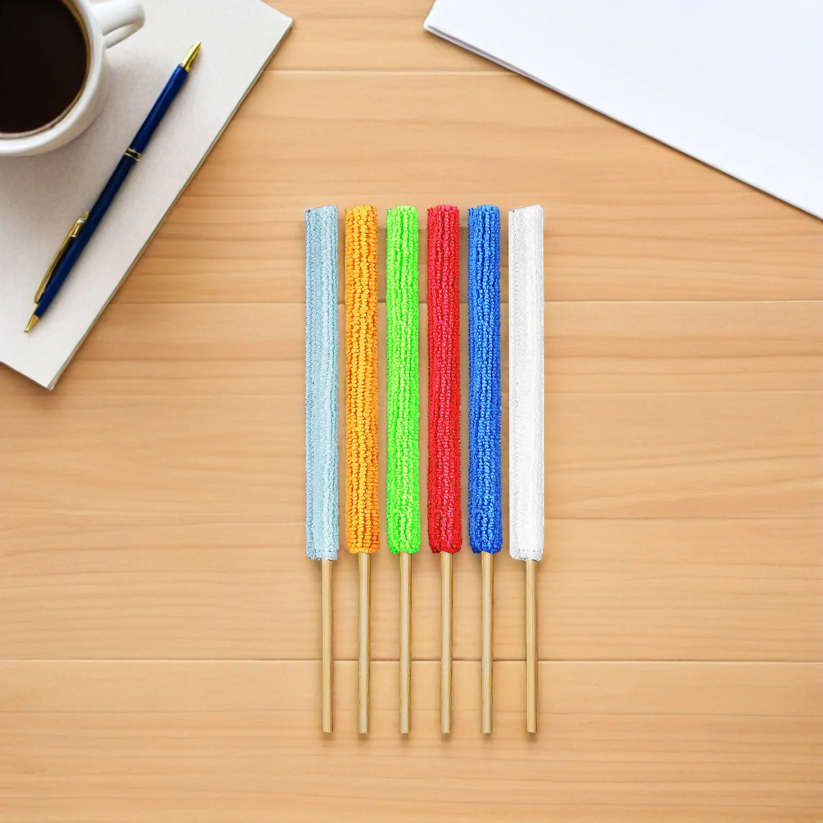 24Pcs Multi-Function Crevice Cleaning Brush Set Small Vent Duster Blind Cleaner Tool Air Conditioner Vent Window Groove Dust
