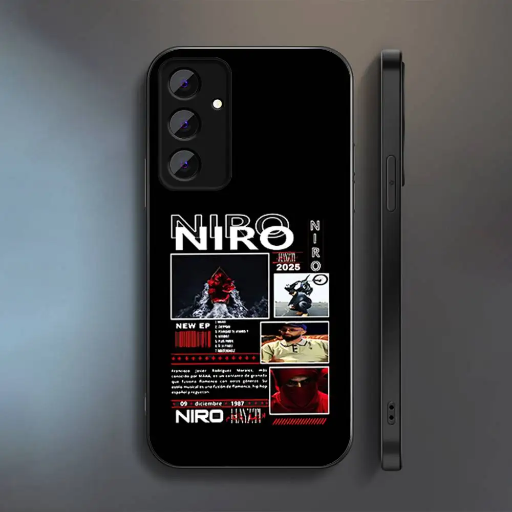 N-NIRO OX7 เคสโทรศัพท์สำหรับซัมซุง S 25,24,23,22,30,21,10,9,อัลตร้า,พลัส,ไลท์,FE,4,5 G เคสสีดำนุ่ม