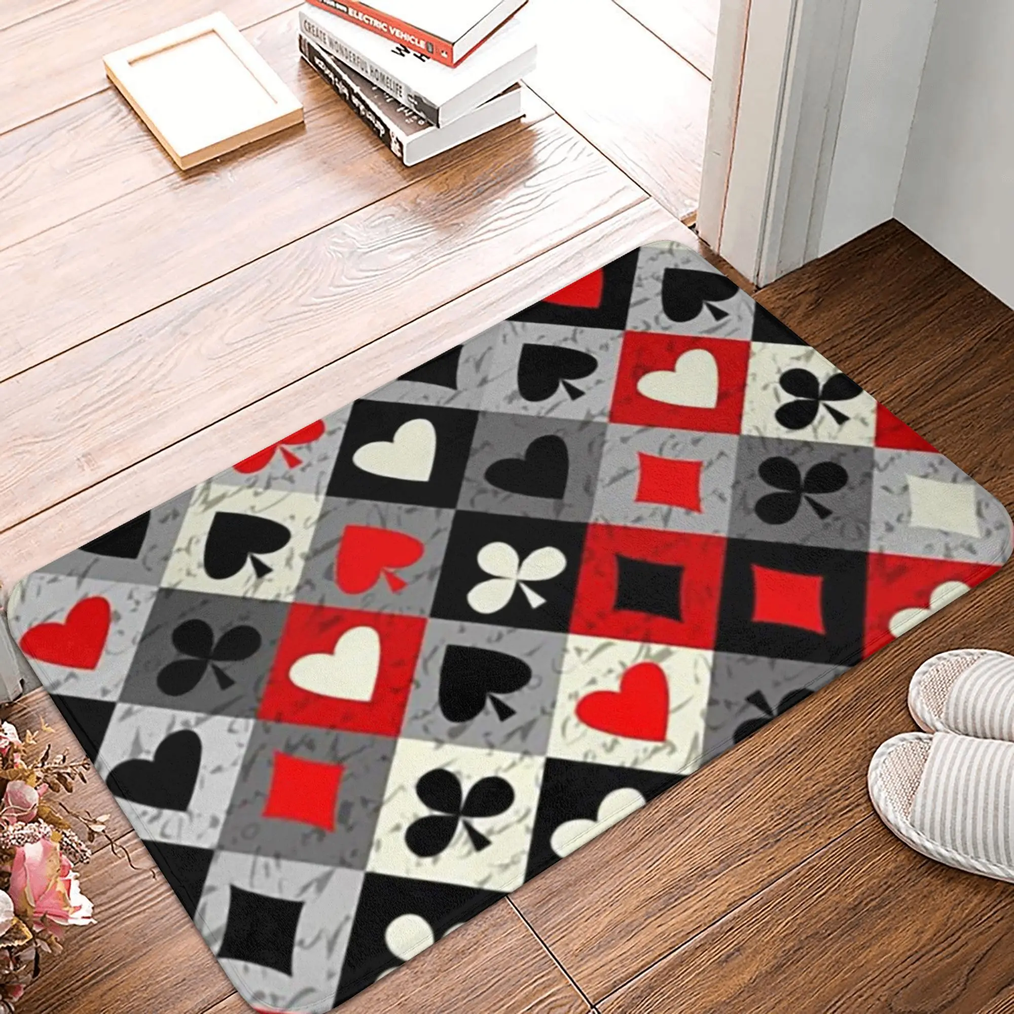 tapete-antiderrapante-para-cozinha-e-entrada-estampa-de-cartas-de-poker-tapete-para-quarto-tapete-de-chao-para-casa