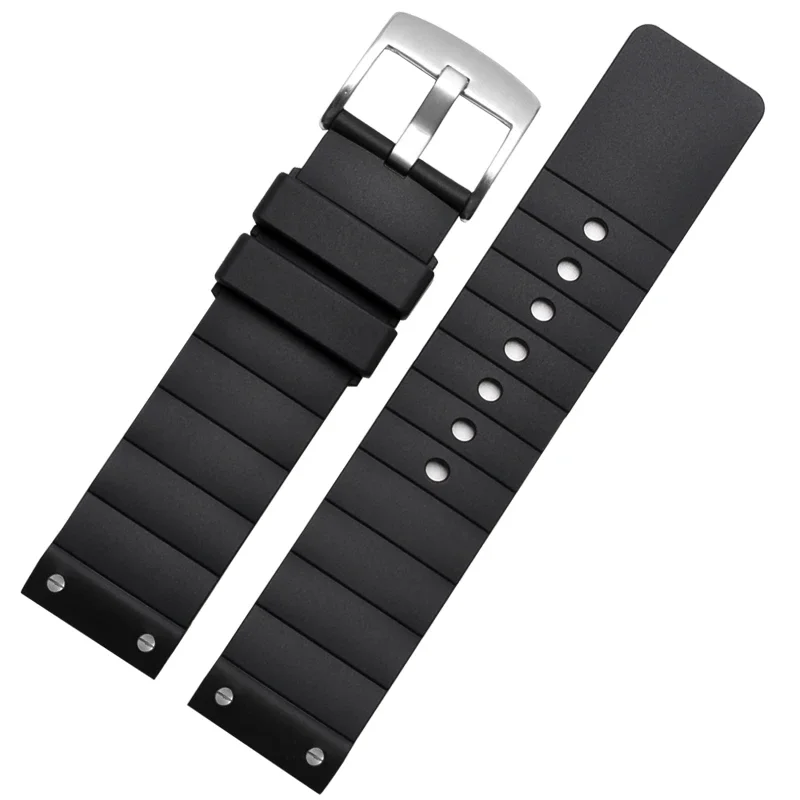 For Cartier Watch Band Sandoz Series W20121u2 Soft Watrproof Watch Strap Santos 23mm