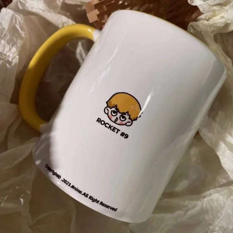 MOB Mug 350ml Milk Mug Cup Mob Psycho 100 Anime Peripheral Cartoon Water Glass Adults Kids Drinking Cup Brush Pot Decor Gifts