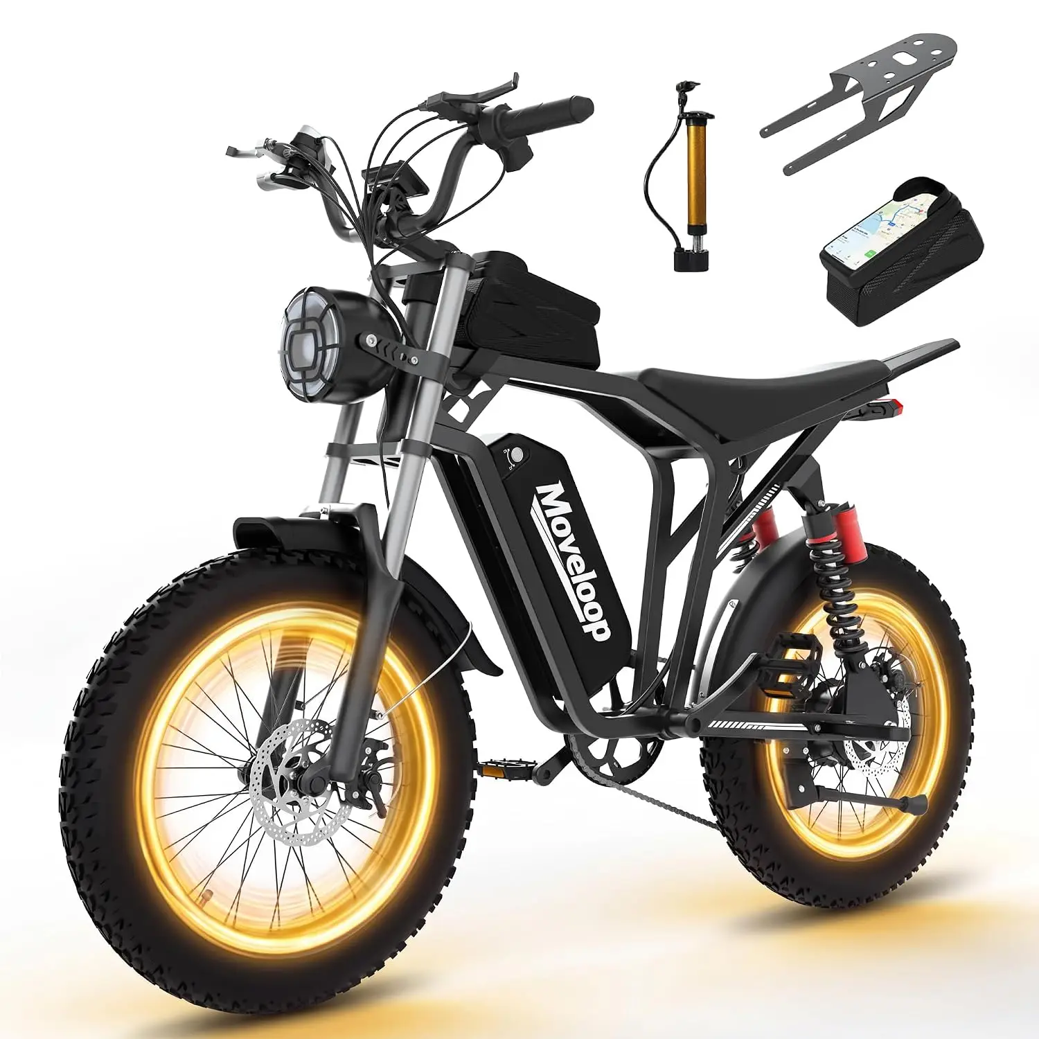 1500W/3000W Peak Brushless Motor Electric Bicycle 20