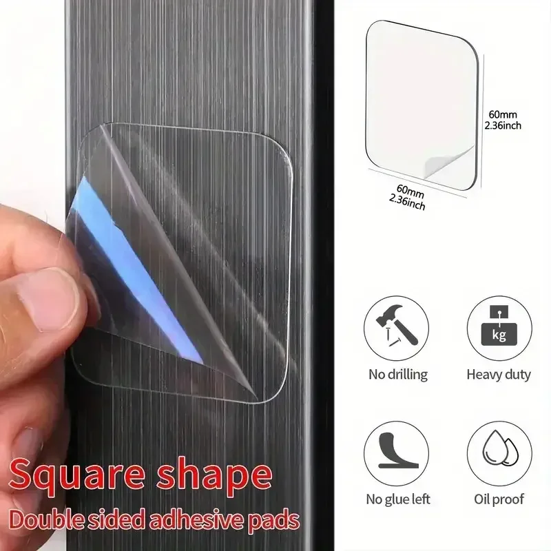 50pcs Heavy-Duty Nano Tape - Strong Double-Sided Adhesive, No Residue, Transparent & Removable for All Surfaces, Home, Car, DIY,