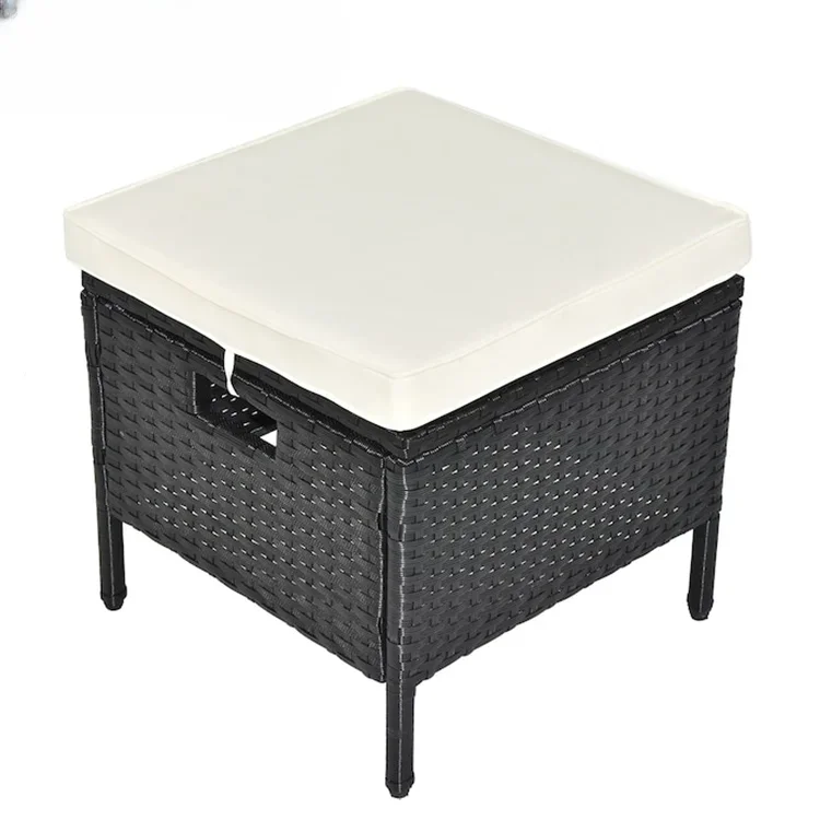 

'Outdoor furniture modern garden aluminum frame pe rattan dining set