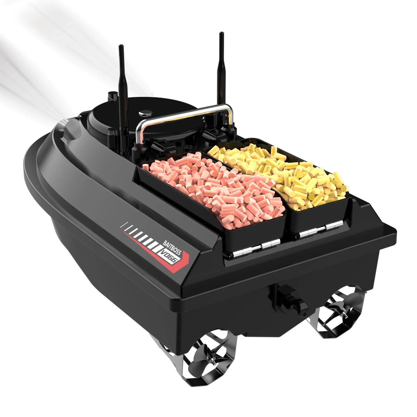 Flytec V066 GPS 12V 20A Brushless 1KM 20km/h 3 Hours Usage 3kg Load  Auto Return RC Surfer Bait Boat Sea Fishing