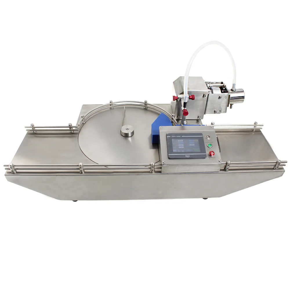 Stepper Motor Laboratory Liquid Pump Irregular Vial Filling and Capping Equipment for Laboratory Automotive Liquid Packaging