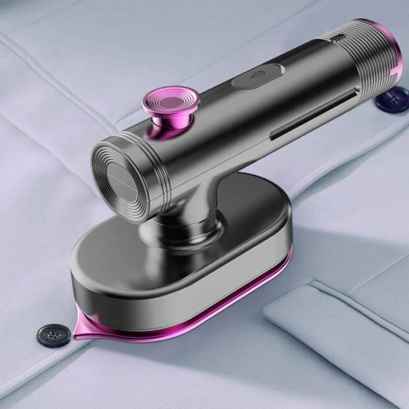 BAADE 의류용 휴대용 기선, 휴대용 스팀 다리미 기선, 다림질 및 김이 나는 2 in 1 직물 주름 여행용 다리미 EU 플러그 A