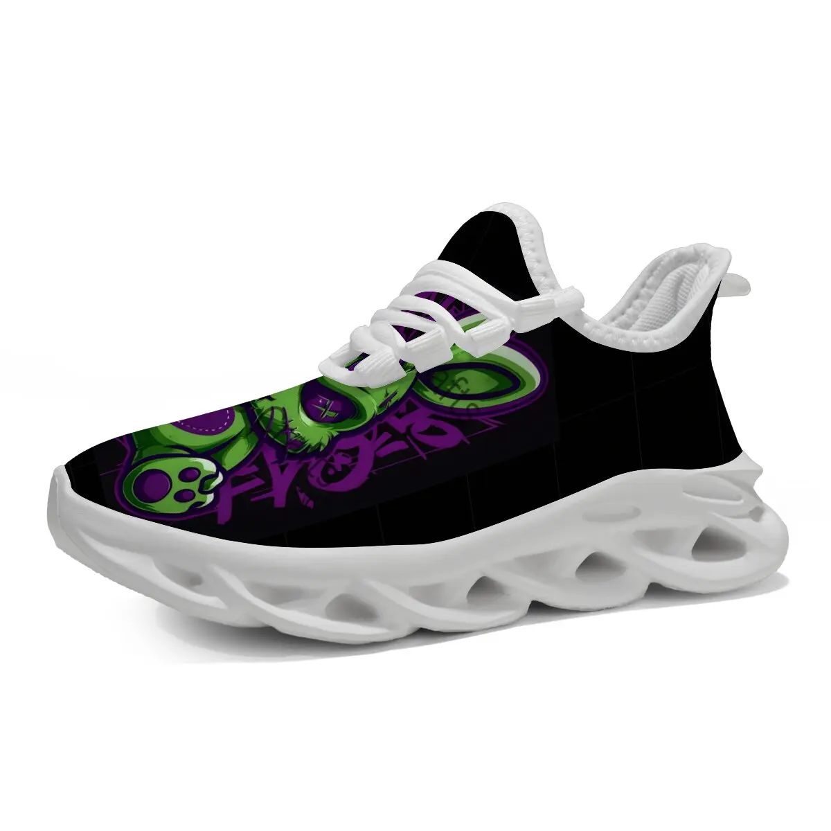 

Casual Toddler Boy Sneakers Kids Sports Shoes with Green Purple Cartoon Monster Graffiti Zapatos Minnie Mouse Niña Hello Kitty