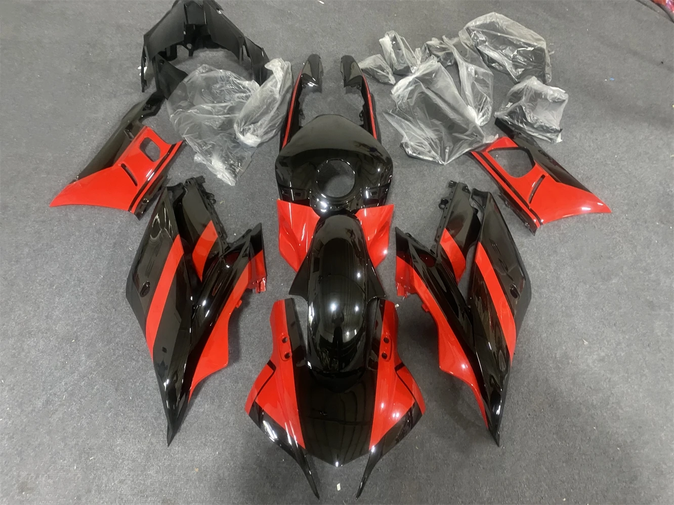 Motorcycle fairing fits YZF-R3 2019 2020 2021 2022 2023 YZF-R25 19 2021 22 23 Year Body fairing Black gray Red motorcycle shell