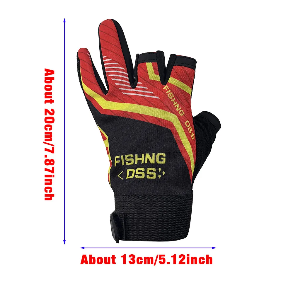 2Pairs Breathable UV Protection Non-Slip Lightweight Stretch Glove Outdoor Men Women Unisex Sports Glove for Sailing and Fishing