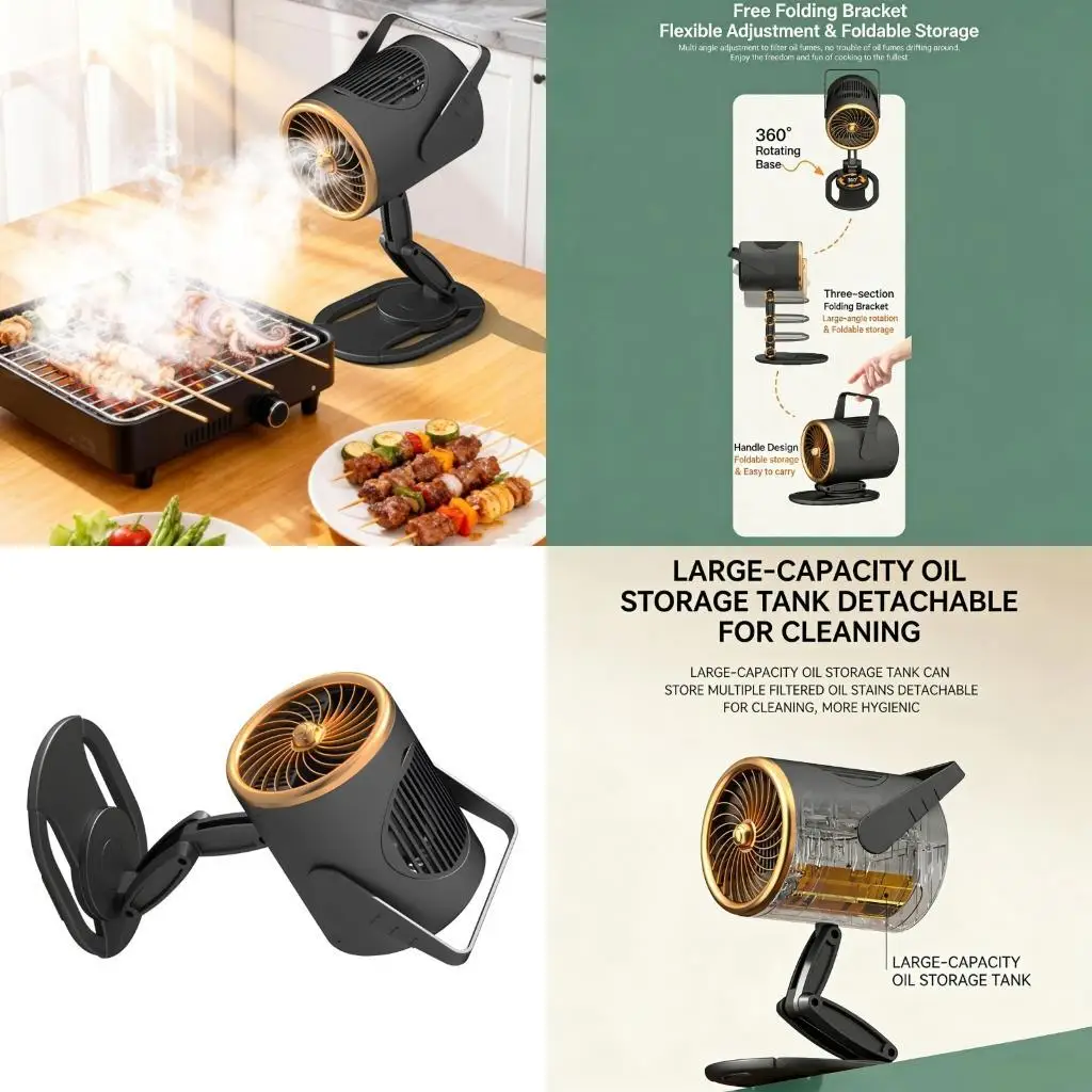 J6PE Lightweight Movable Cooking outlet With High execution Suction And quiet Function For Home Use