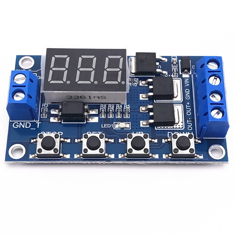 Trigger Cyclus Timing Vertraging Schakelaar Circuit Module Pcb Module 12 24V Printplaat Module