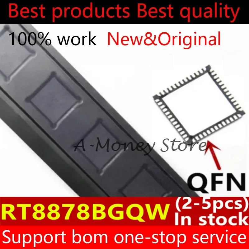 

(2-5pcs)RT8878BGQW RT8878B QFN-52